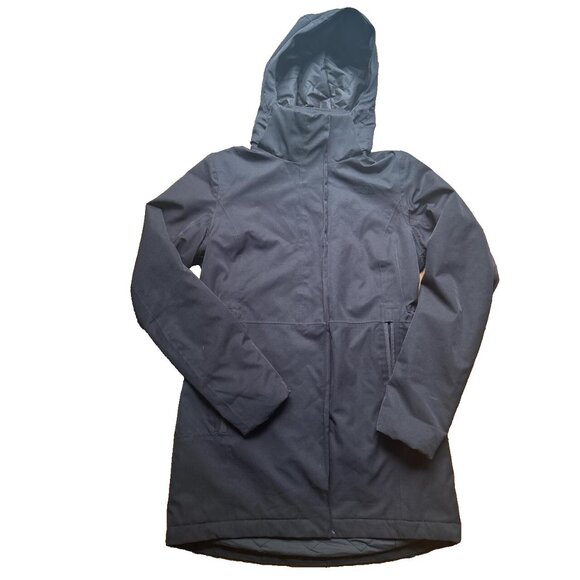 The North Face Ancha Insulated Parka Womens S Black Dryvent Waterproof - Picture 1 of 8